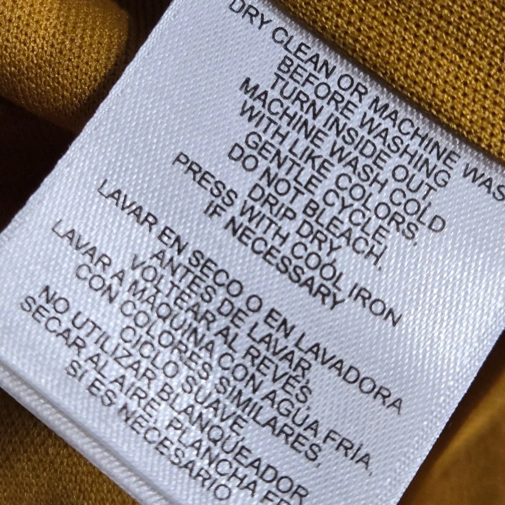 Kasper Dress Med Mustard Yellow Belted Cap Sleeve Sheath  Stretch Church career